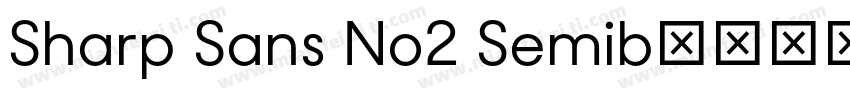 Sharp Sans No2 Semib字体转换